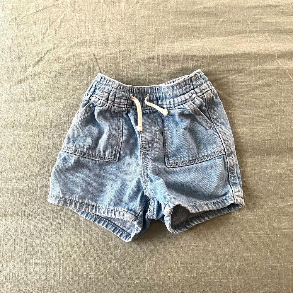 OLD NAVY| Toddler Elastic High-Waisted Denim Shorts